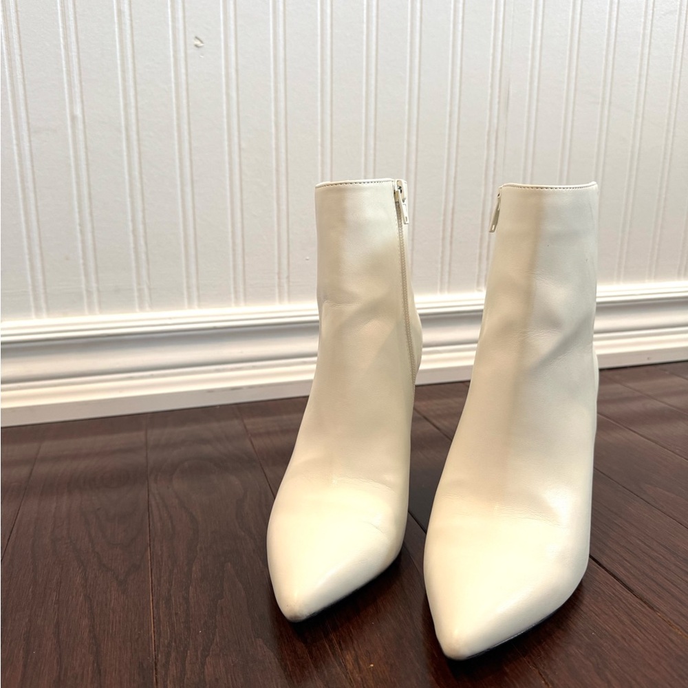White Ankle Boots
